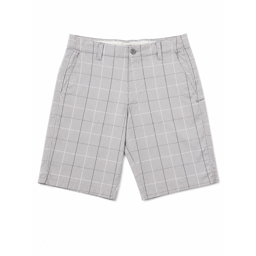 Under Armour HeatGear Golf Shorts‎ Grey Windowpane Plaid Loose Fit Men's Size 34